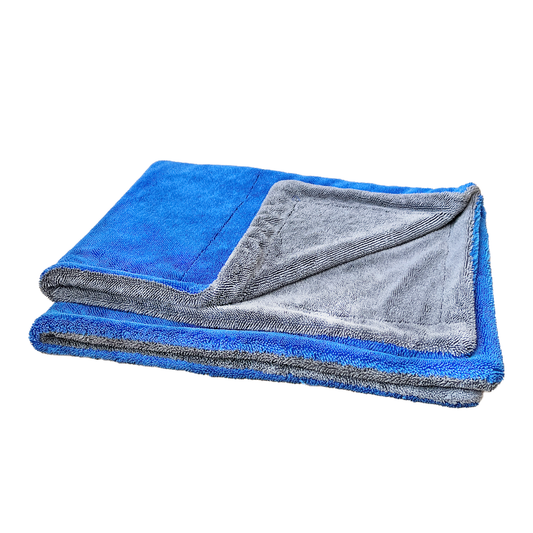 LEPARTS 1600 GSM Trockentuch Blau/Grau 50x80